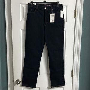 Gloria Vanderbilt Amanda fit dark blue denim Jeans Size 14